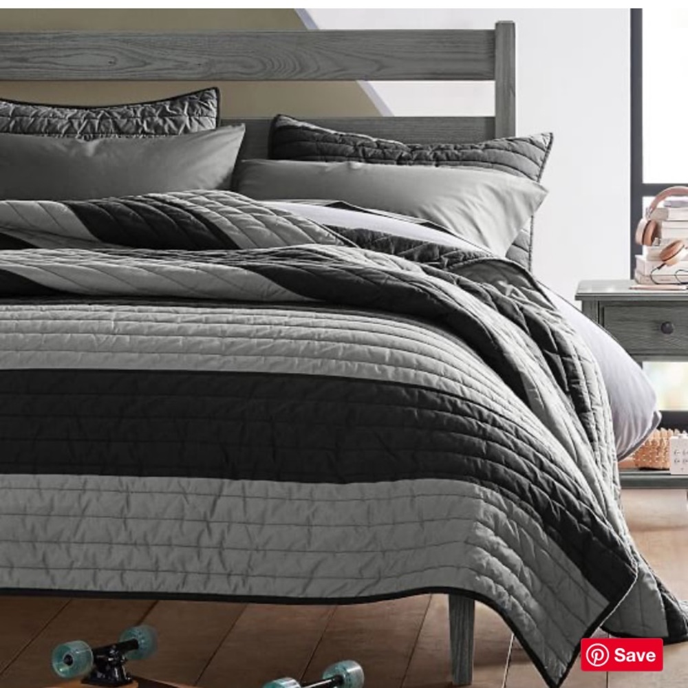 Pottery Barn Teen Rugby Striped Quilt